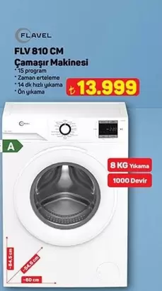 FLV 810 CM Çamaşır Makinesi