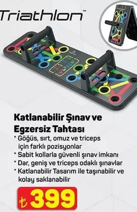 Şınav ve Egzersiz Tahtası