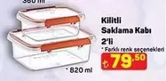 Kilitli Saklama Kabı
