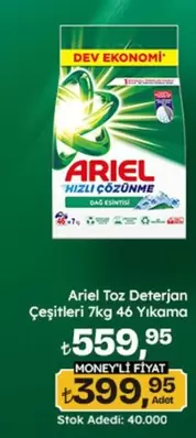 Ariel - Toz Deterjan Çeşitleri