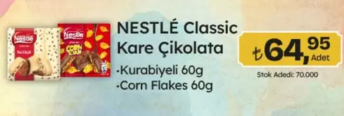 Classic Kare Çikolata