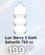 Berry 3 Katlı Şekerlik 710 cc