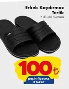 Erkek Kaydırmaz Terlik