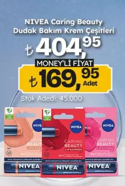 Nivea - Caring Beauty Dudak Bakım Krem Çeşitleri