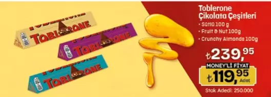 Toblerone - Çikolata Çeşitleri