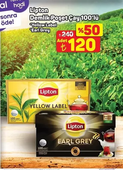 Demlik Poşet Çay 100'lü