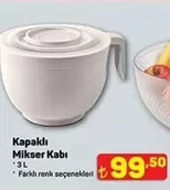 Kapaklı Mikser Kabı