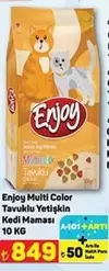 Enjoy - Multi Color Tavuklu Yetişkin Kedi Maması