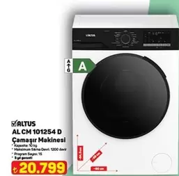 Sma - AL CM 101254 D Çamaşır Makinesi