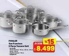 San Francisco 5 Parça Tencere Seti