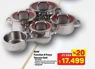 Function 5 Parça Tencere Seti