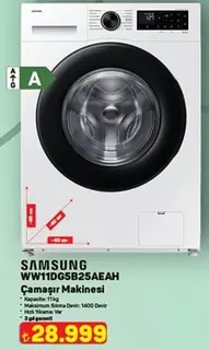 Samsung - WW11DG5B25AEAH Çamaşır Makinesi
