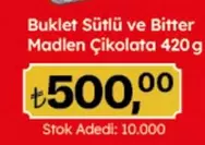 Sütlü ve Bitter Madlen Çikolata