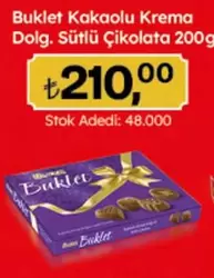 Kakaolu Krema Dolg. Sütlü Çikolata 200g