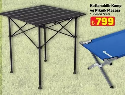 Katlanabilir Kamp ve Piknik Masa