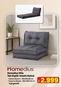 Tek Kişilik Yataklı Koltuk