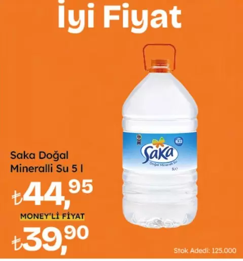 Doğal Mineralli Su 5 l