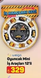 Oyuncak Mini İş Araçları Seti