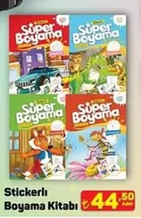 Stickerli Boyama Kitabı