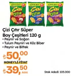 Boy - Çizi Çıtır Süper  Çeşitleri