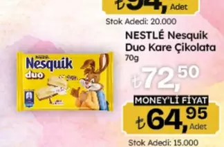 Nesquik Duo Kare Çikolata