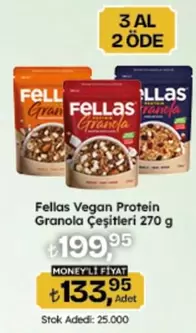 Vegan Protein Granola Çeşitleri