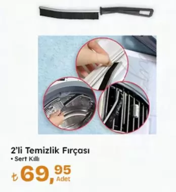2'li Temizlik Fırçası