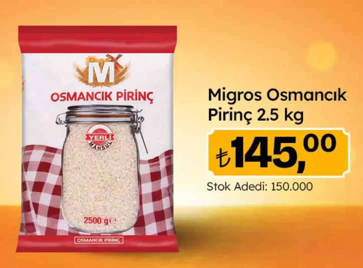 Osmancık Pirinç