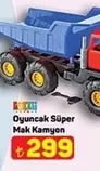 Oyuncak Süper Mak Kamyon