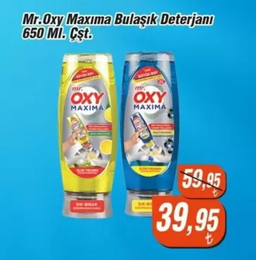 Boy - Mr.Oxy Maxima Bulaşık Deterjanı