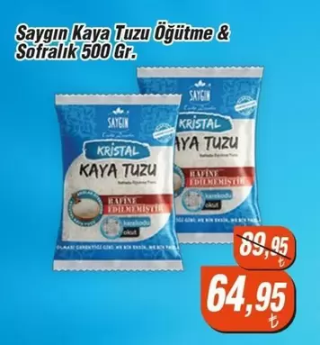 Kaya Tuzu Öğütme & Sofralık