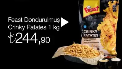 Dondurulmuş Crinky Patates
