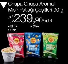 Chupa Chups - Aromalı Mısır Patlağı Çeşitleri