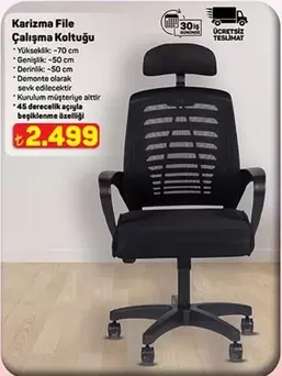 File Çalışma Koltuğu