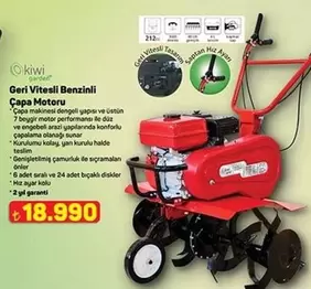 Geri Vitesli Benzinli Çapa Motoru