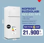 NOFROST BUZDOLABI KEY 430 NFE