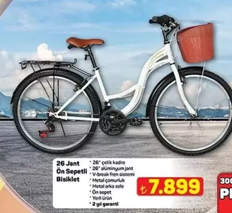 26 Jant Ön Sepetli Bisiklet