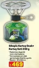 Siboplu Kartuş Ocak+ Kartuş Seti
