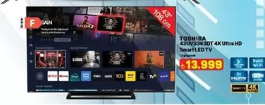 43" 108 cm 4K Ultra HD Smart LED TV