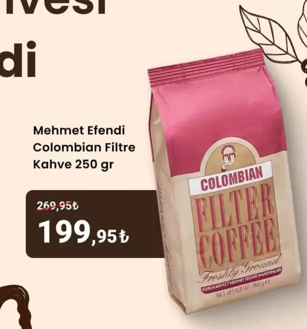 Colombian Filtre Kahve