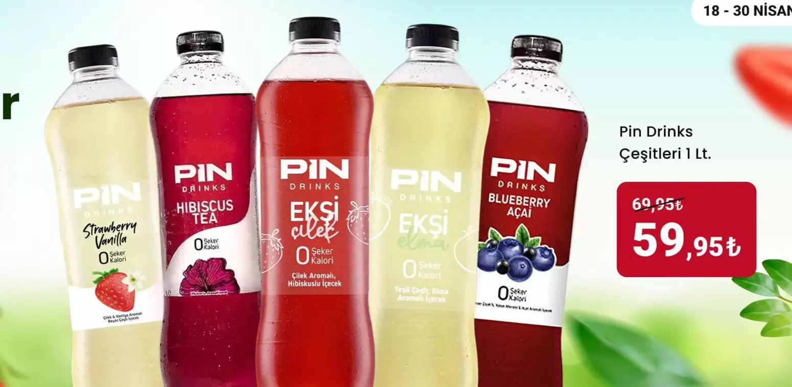 Beyaz - Pin Drinks Çeşitleri