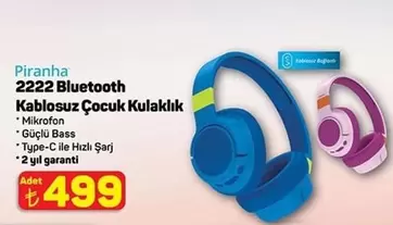 2222 Bluetooth Kablosuz Çocuk Kulaklık