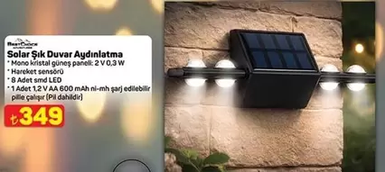 Solar Şık Duvar Aydınlatma