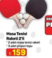 Masa Tenisi Raketi 2'li