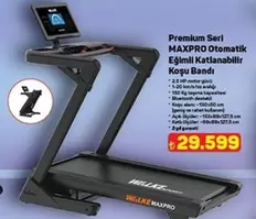 Hp - MAXPRO Otomatik Eğimli Katlanabilir Koşu Bandı