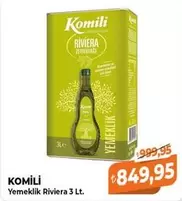 Komili - Yemeklik Riviera Zeytinyağı