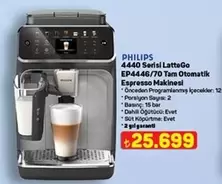 Espresso - 4440 Serisi LatteGo EP4446/70 Tam Otomatik  Makinesi