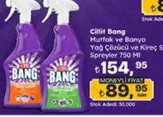 Mutfak ve Banyo Yağ Çözücü ve Kireç Sökücü Spreyler