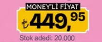 MONEY'Lİ FİYAT