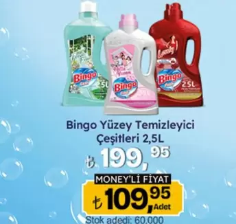 Bingo Yüzey Temizleyici Çeşitleri